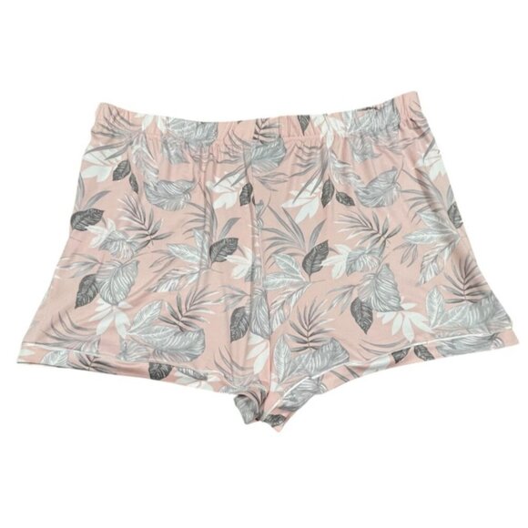 Tahari Pink/Silver Camp Shirt & Short Pajama Set SIZE-XL - Picture 13 of 13